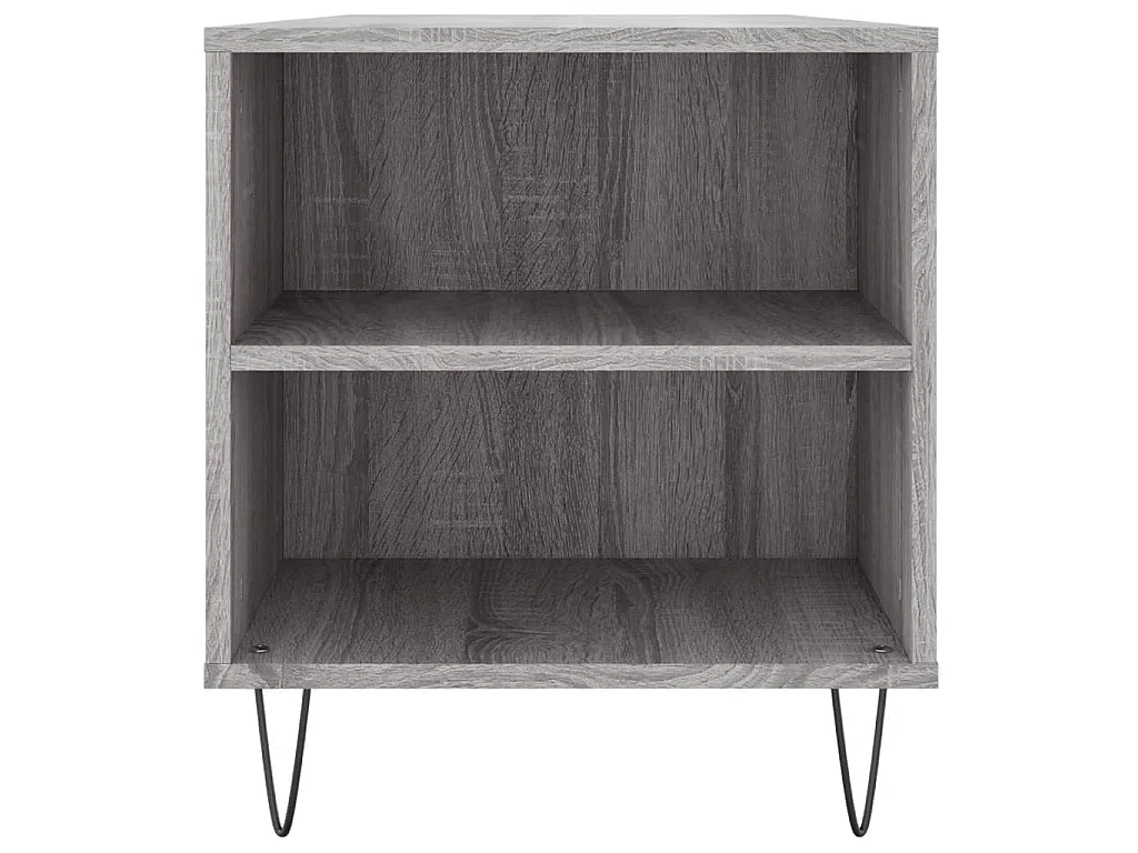 Table basse sonoma gris 102x44,5x50 cm bois d'ingénierie