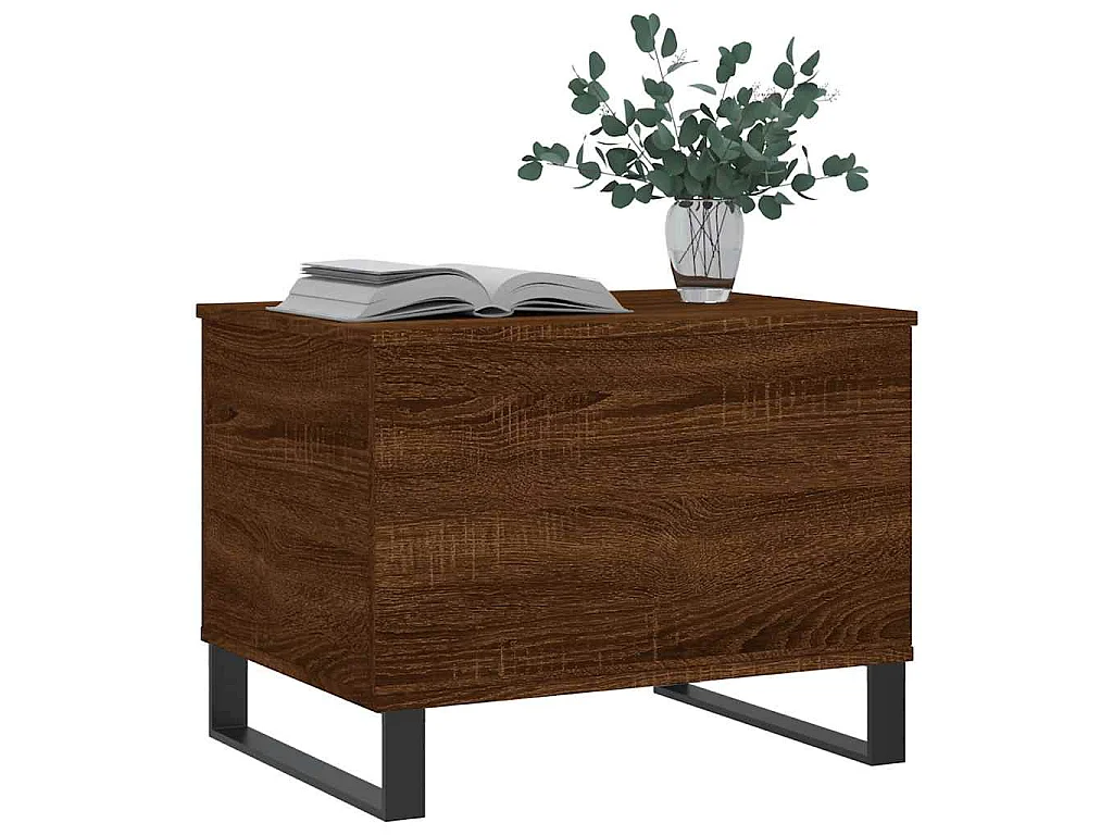 Table basse Chêne marron 60x44,5x45 cm Bois d'ingénierie