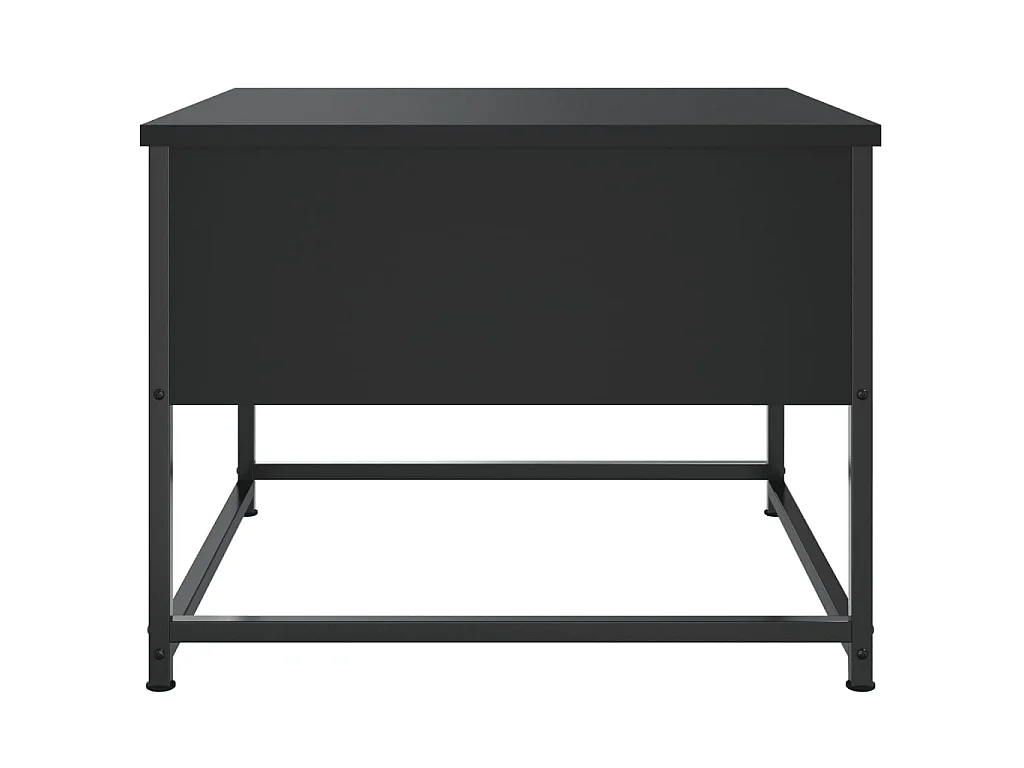 Couchtisch Schwarz 51x51x40 cm Holzwerkstoff