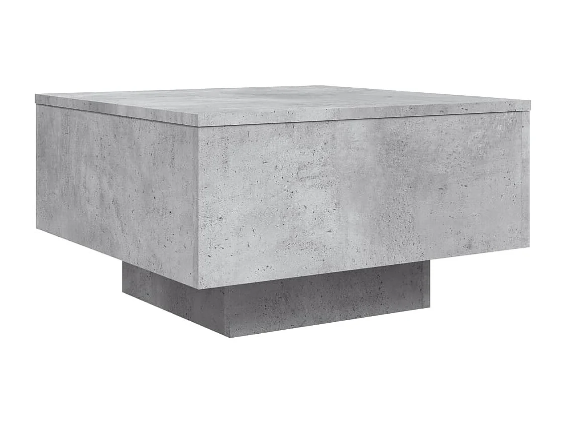 Mesa de centro 55x55x31 cm derivados de madeira cinza-cimento