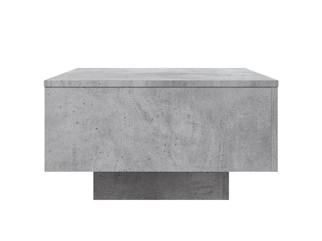 Mesa de centro 55x55x31 cm derivados de madeira cinza-cimento