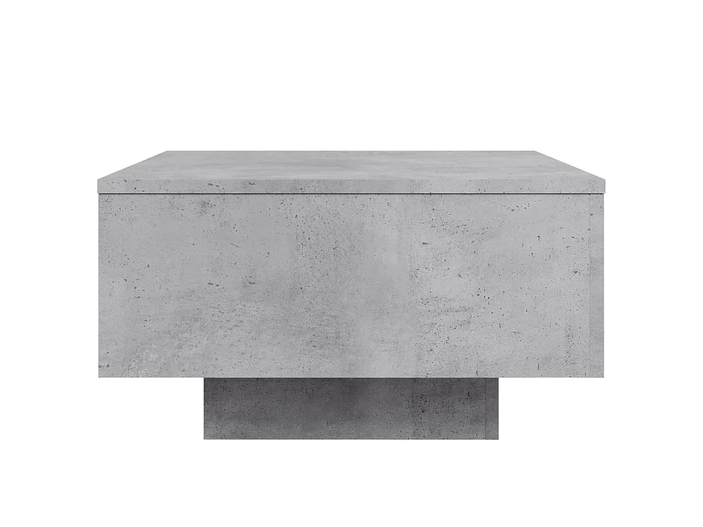 Mesa de centro 55x55x31 cm derivados de madeira cinza-cimento