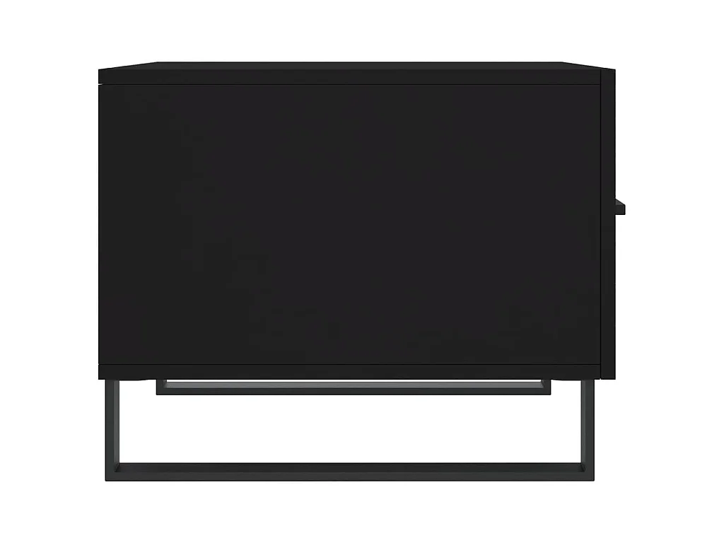 Tavolini da Salotto 2 pz Neri 50x50x40 cm in Legno Multistrato