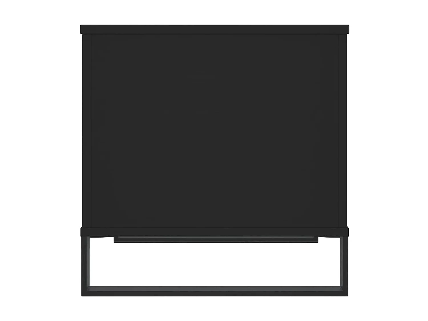 Table basse Noir 60x44,5x45 cm Bois d'ingénierie
