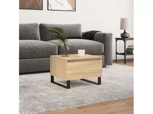 Kauf Unique Couchtisch Sonoma-Eiche 50x46x35 cm Holzwerkstoff