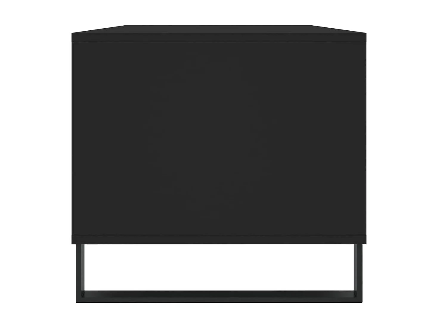 Table basse Noir 90x49x45 cm Bois d'ingénierie
