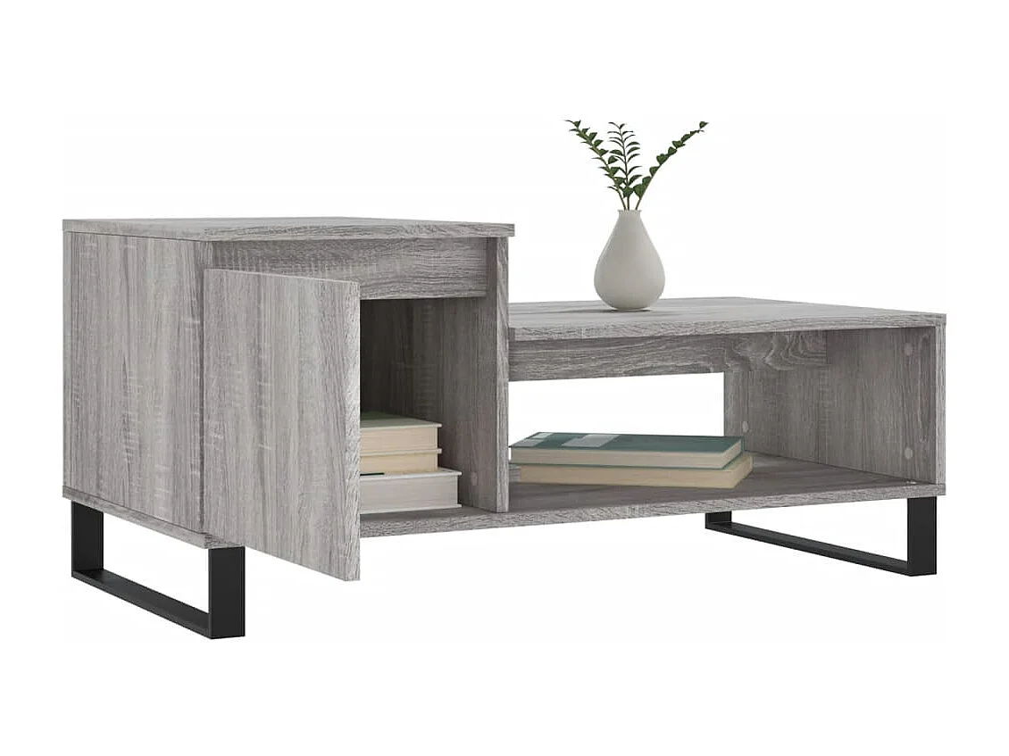 Couchtisch Grau Sonoma 100x50x45 cm Holzwerkstoff