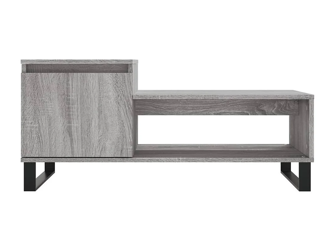 Couchtisch Grau Sonoma 100x50x45 cm Holzwerkstoff