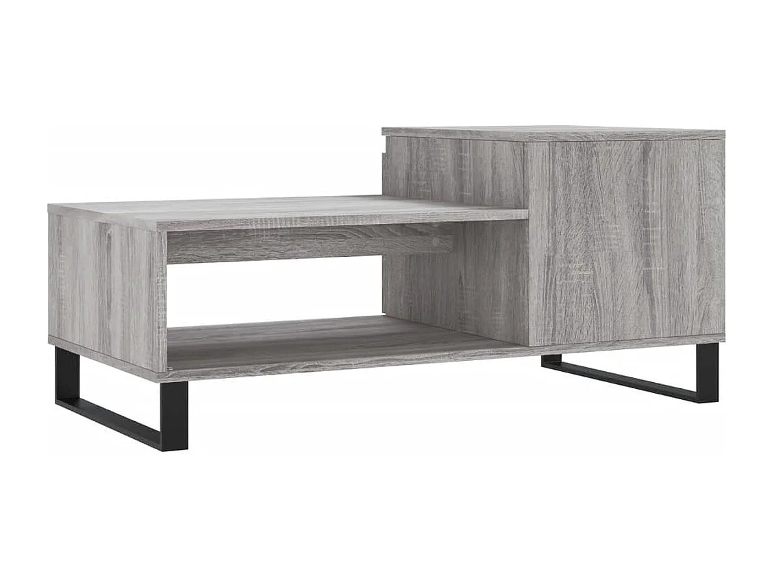Couchtisch Grau Sonoma 100x50x45 cm Holzwerkstoff