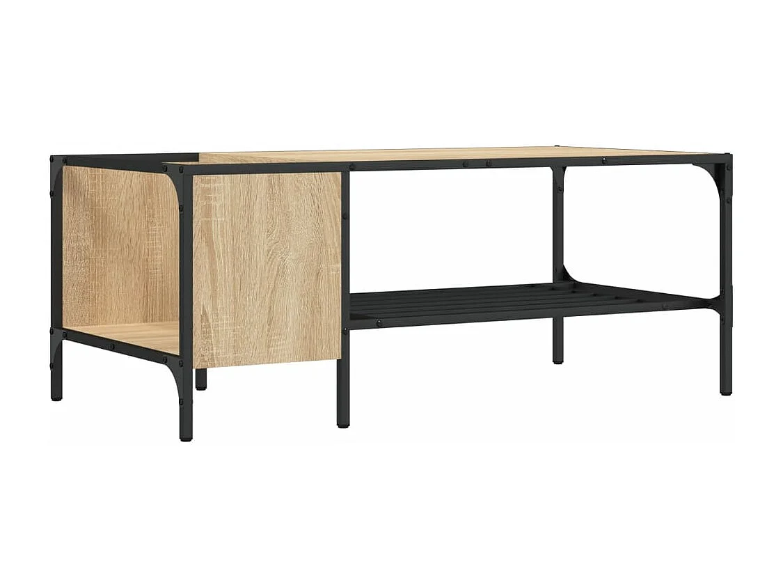 Table basse support chêne sonoma 100x51x40cm bois d'ingénierie