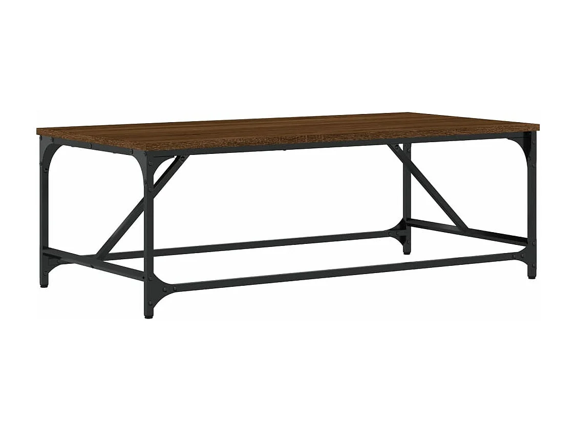 Couchtisch Braun Eichen-Optik 100x50x35 cm Holzwerkstoff