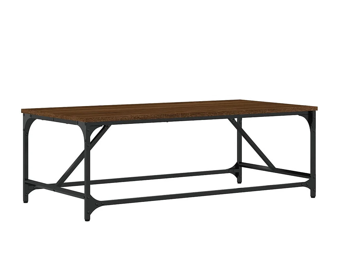 Table basse Chêne marron 100x50x35 cm Bois d'ingénierie