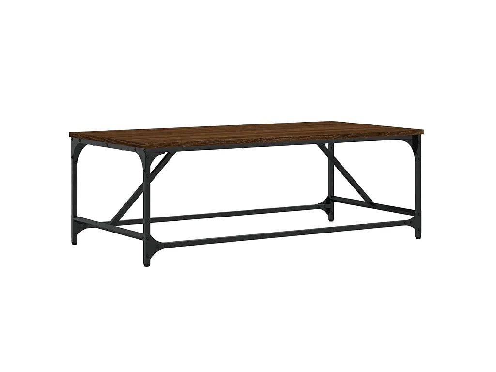 Table basse Chêne marron 100x50x35 cm Bois d'ingénierie