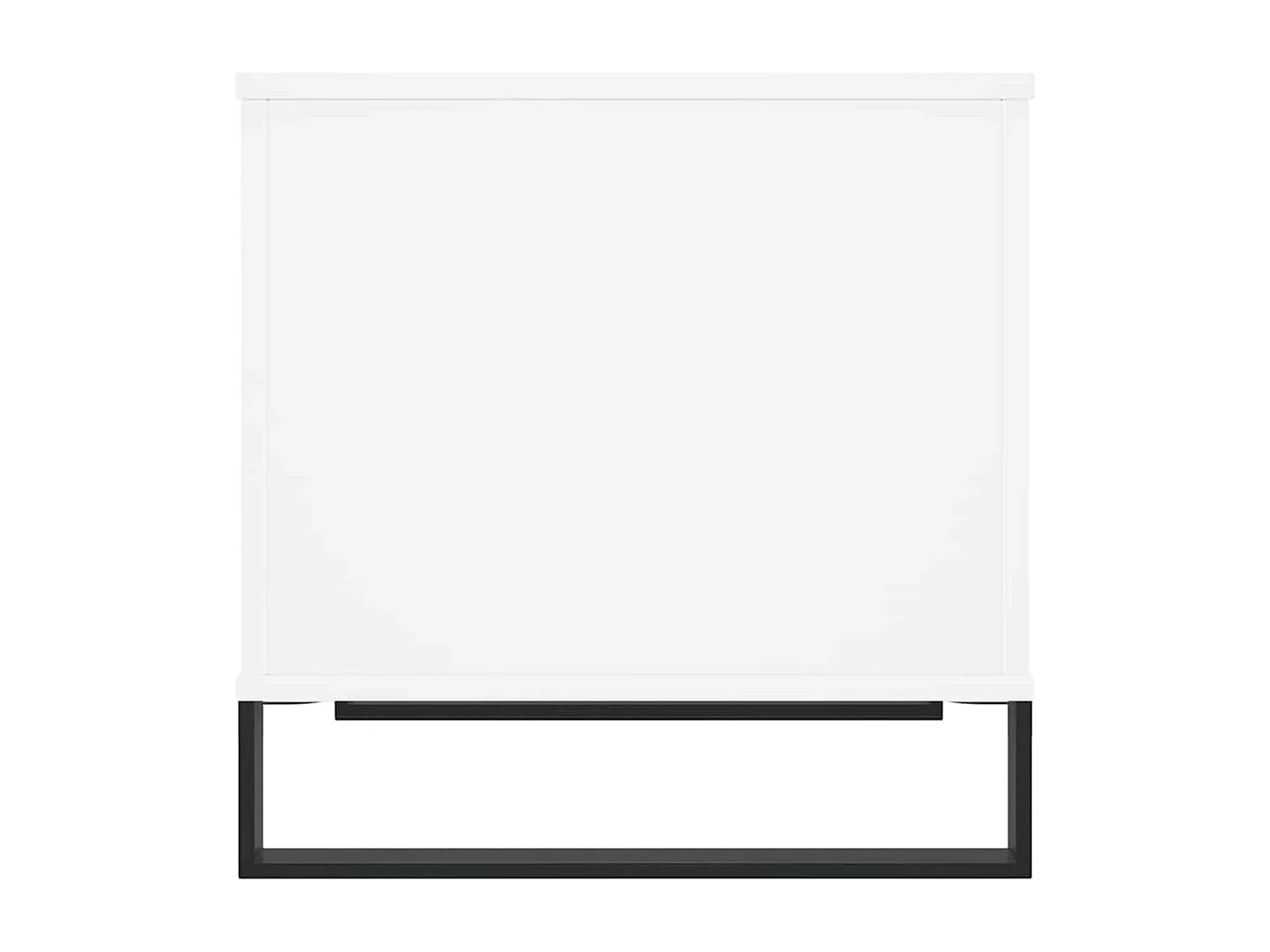 Table basse Blanc 60x44,5x45 cm Bois d'ingénierie