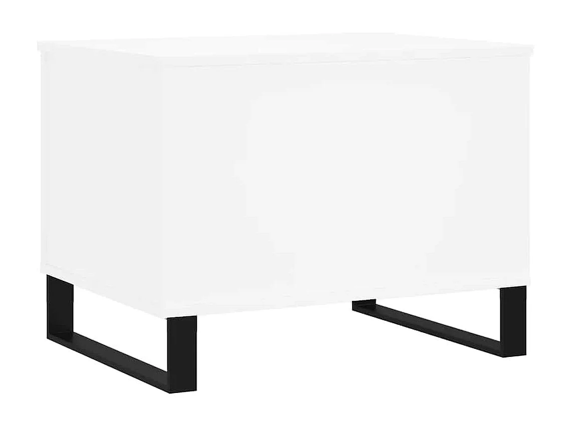 Salontafel 60x44,5x45 cm bewerkt hout wit