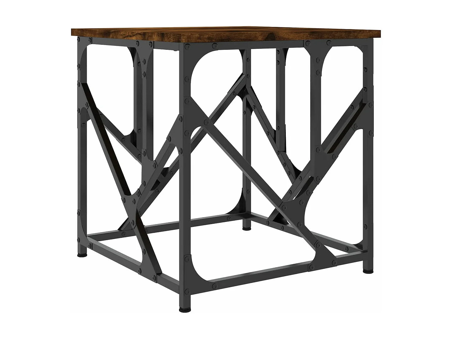 Couchtisch Räuchereiche 45x45x47,5 cm Holzwerkstoff