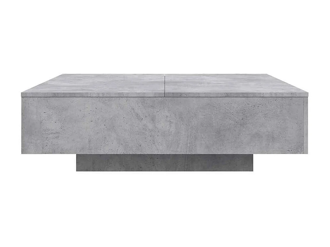 Couchtisch Betongrau 100x100x31 cm Holzwerkstoff