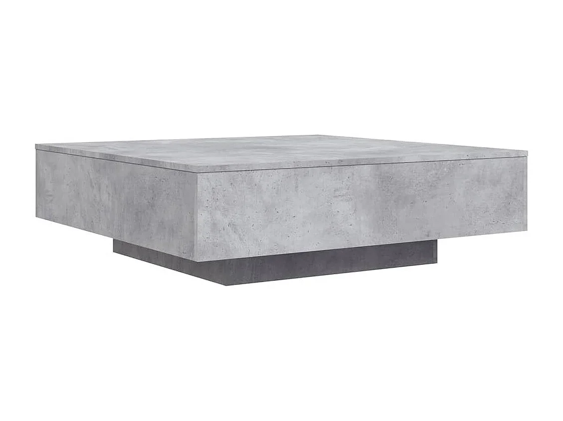 Mesa de centro 100x100x31 cm derivados de madeira cinza-cimento