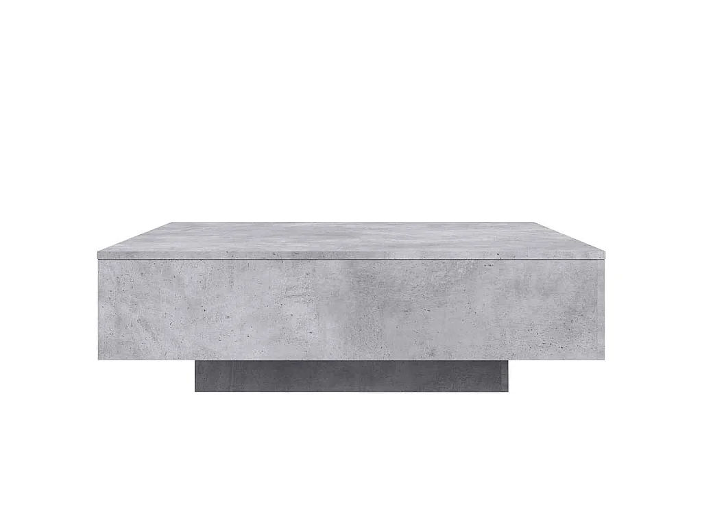 Salontafel 100x100x31 cm bewerkt hout betongrijs
