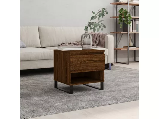 Kauf Unique Couchtisch Braun Eichen-Optik 50x46x50 cm Holzwerkstoff