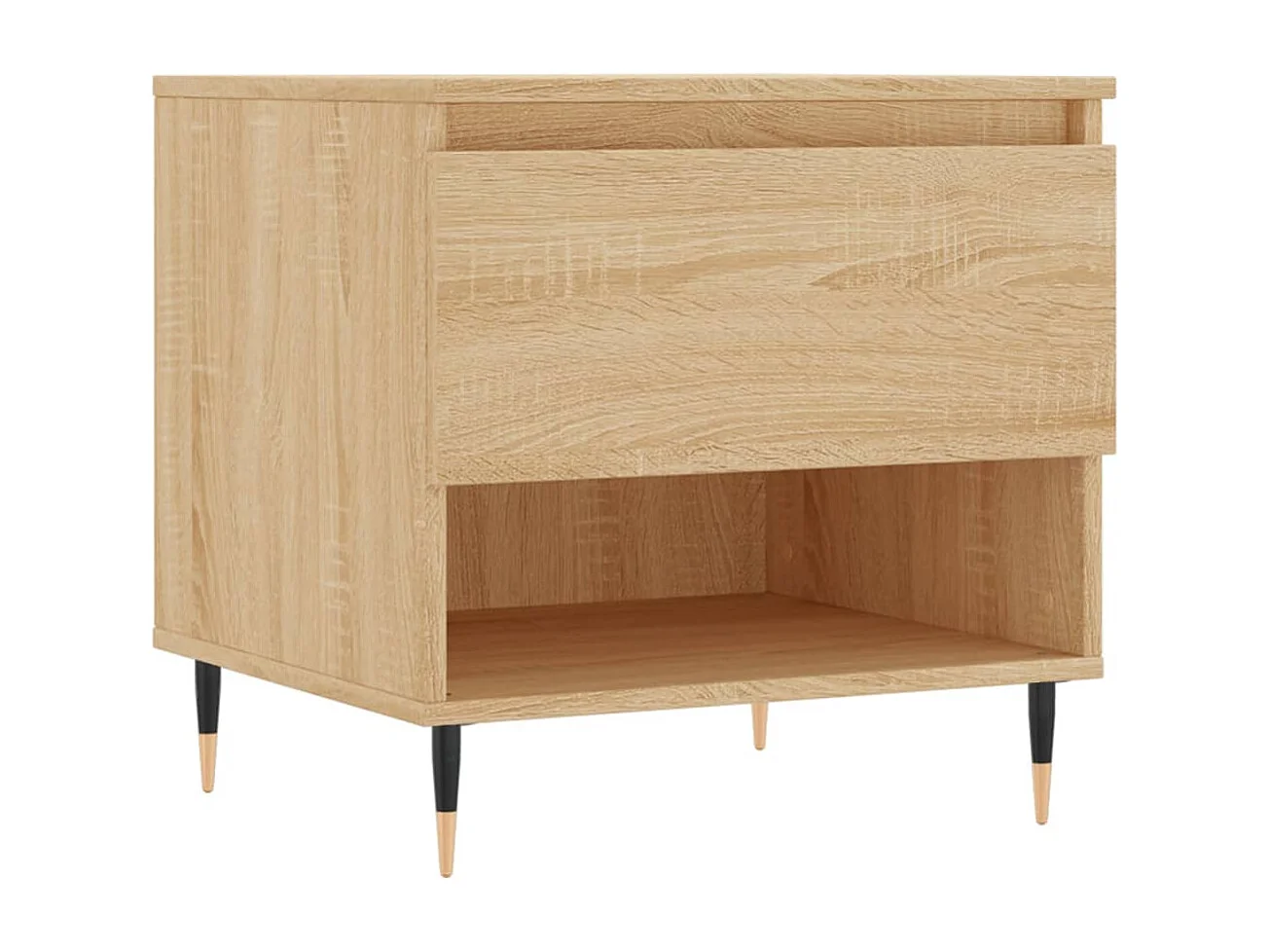 Table basse chêne sonoma 50x46x50 cm bois d'ingénierie