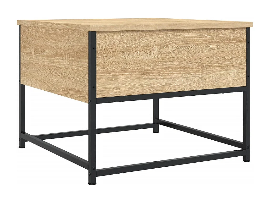 Mesa de centro 51x51x40 cm derivados de madeira carvalho sonoma