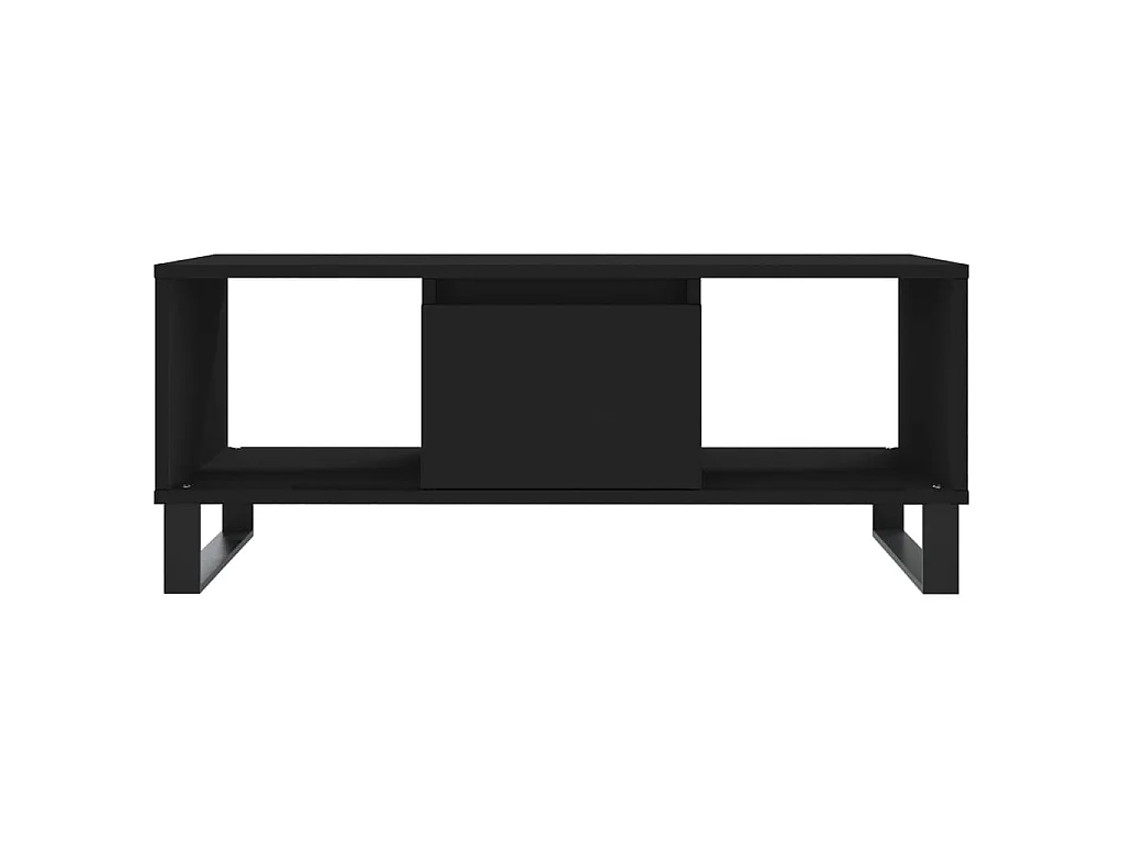 Couchtisch Schwarz 90x50x36,5 cm Holzwerkstoff