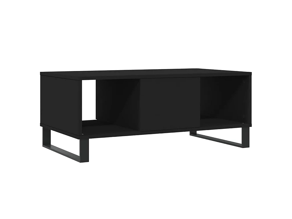 Couchtisch Schwarz 90x50x36,5 cm Holzwerkstoff