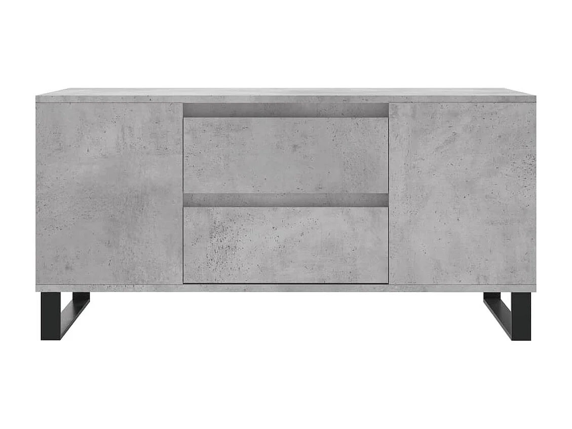 Couchtisch Betongrau 102x44,5x50 cm Holzwerkstoff