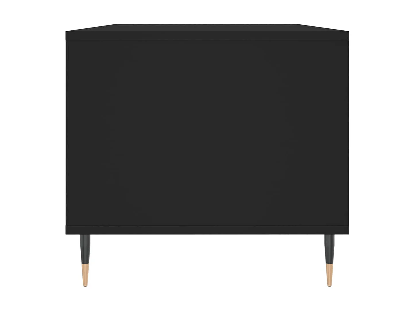 Table basse Noir 90x49x45 cm Bois d'ingénierie