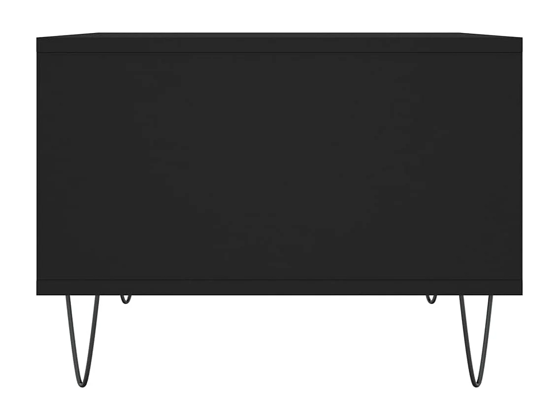 Couchtisch Schwarz 60x50x36,5 cm Holzwerkstoff