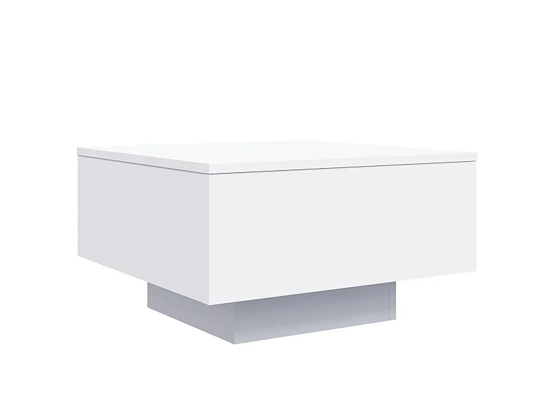 Tavolino da Salotto Bianco 55x55x31 cm in Legno Multistrato