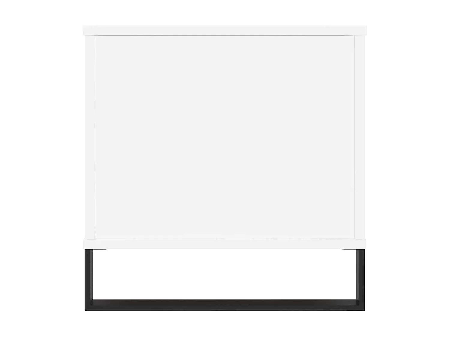 Salontafel 90x44,5x45 cm bewerkt hout wit