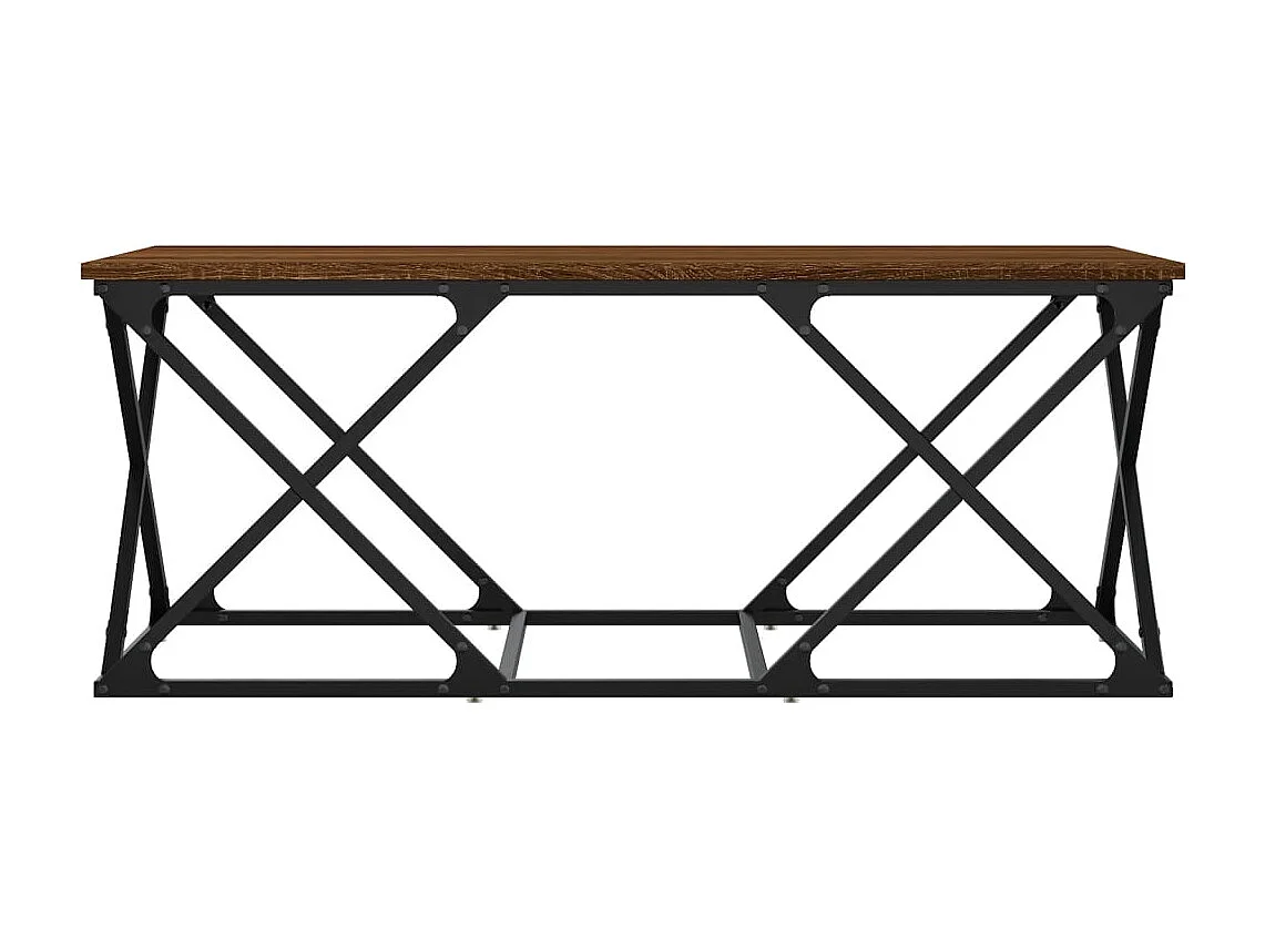 Couchtisch Braun Eichen-Optik 100x49x40 cm Holzwerkstoff