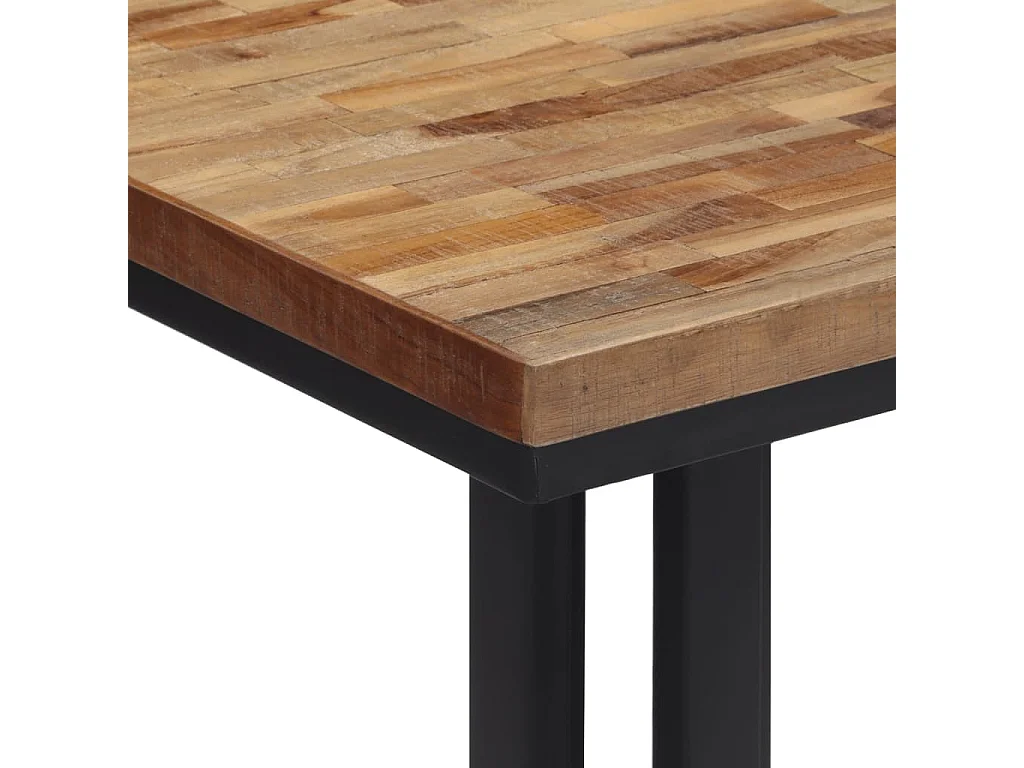 Couchtisch 55x55x40 cm Recyceltes Massivholz Teak