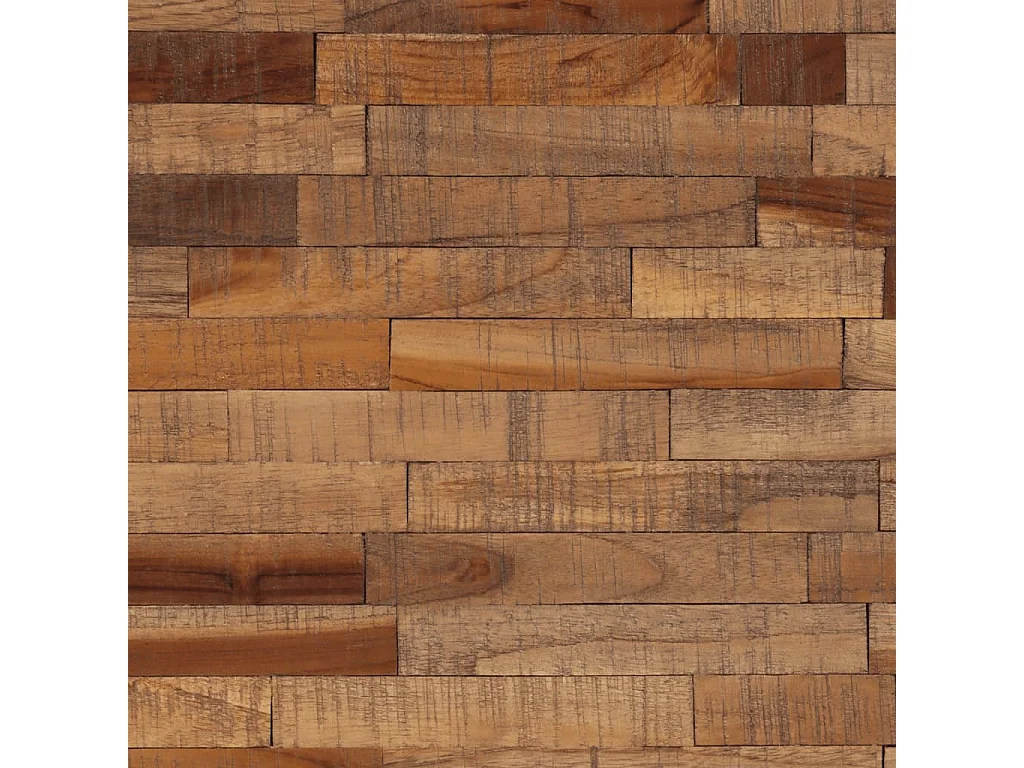 Couchtisch 55x55x40 cm Recyceltes Massivholz Teak