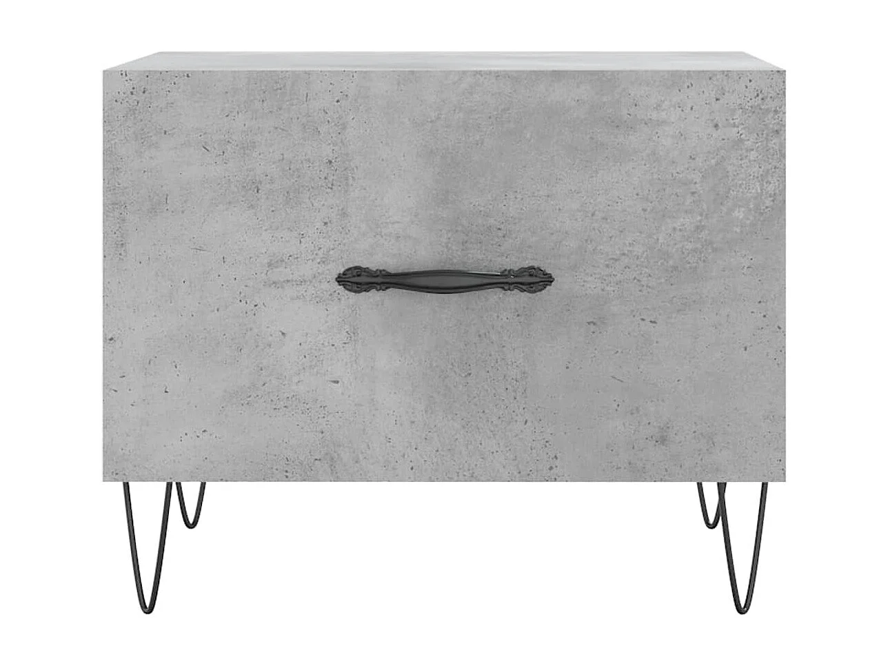 Tables basses 2 pcs gris béton 50x50x40 cm bois d'ingénierie