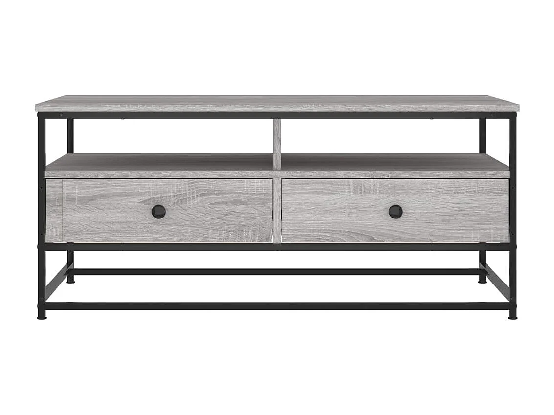 Table basse sonoma gris 100x51x45 cm bois d'ingénierie