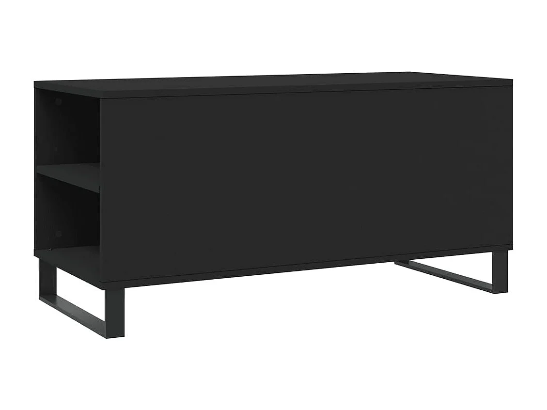 Salontafel 102x44,5x50 cm bewerkt hout zwart