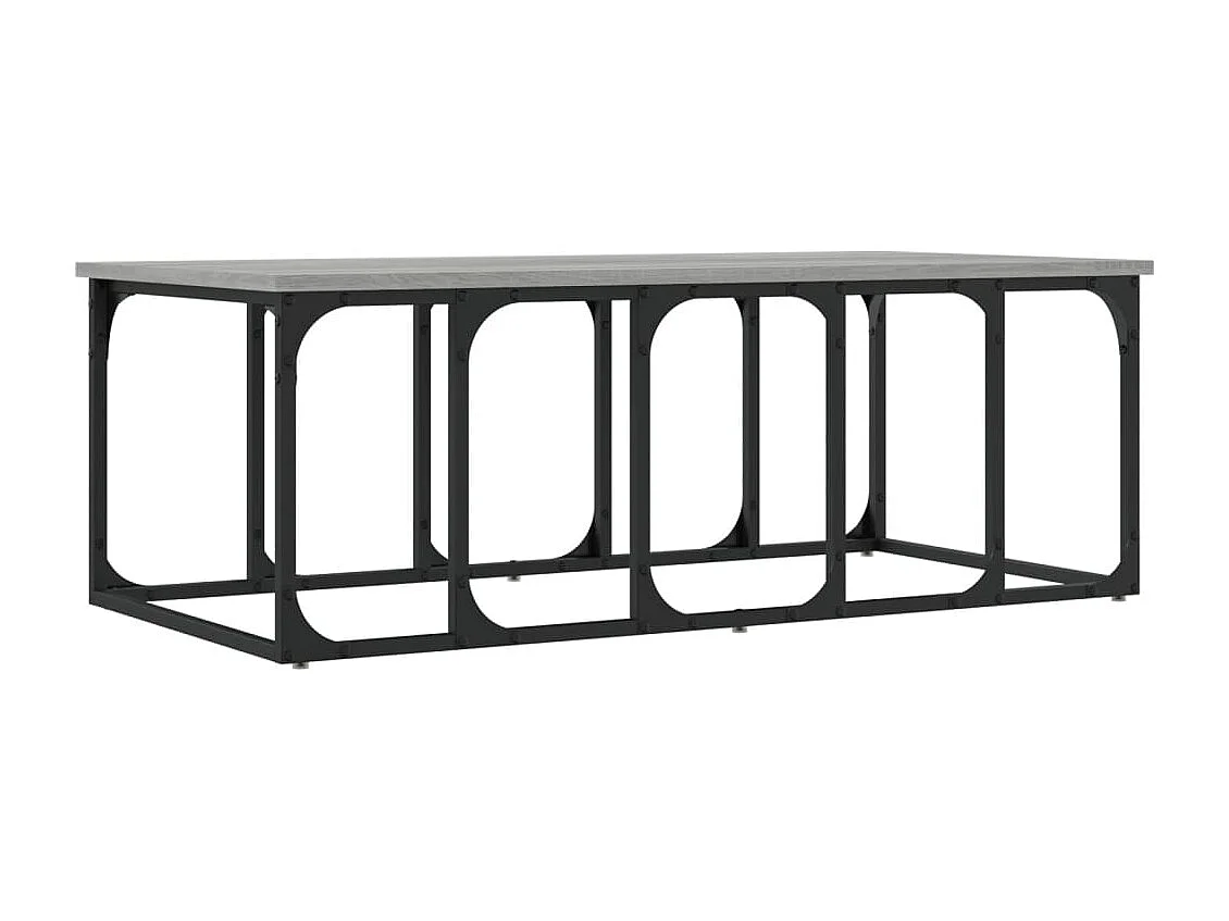 Table basse sonoma gris 100x50x35,5 cm bois d'ingénierie