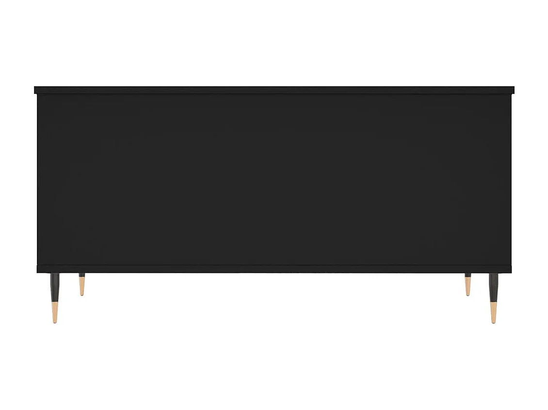 Salontafel 90x44,5x45 cm bewerkt hout zwart