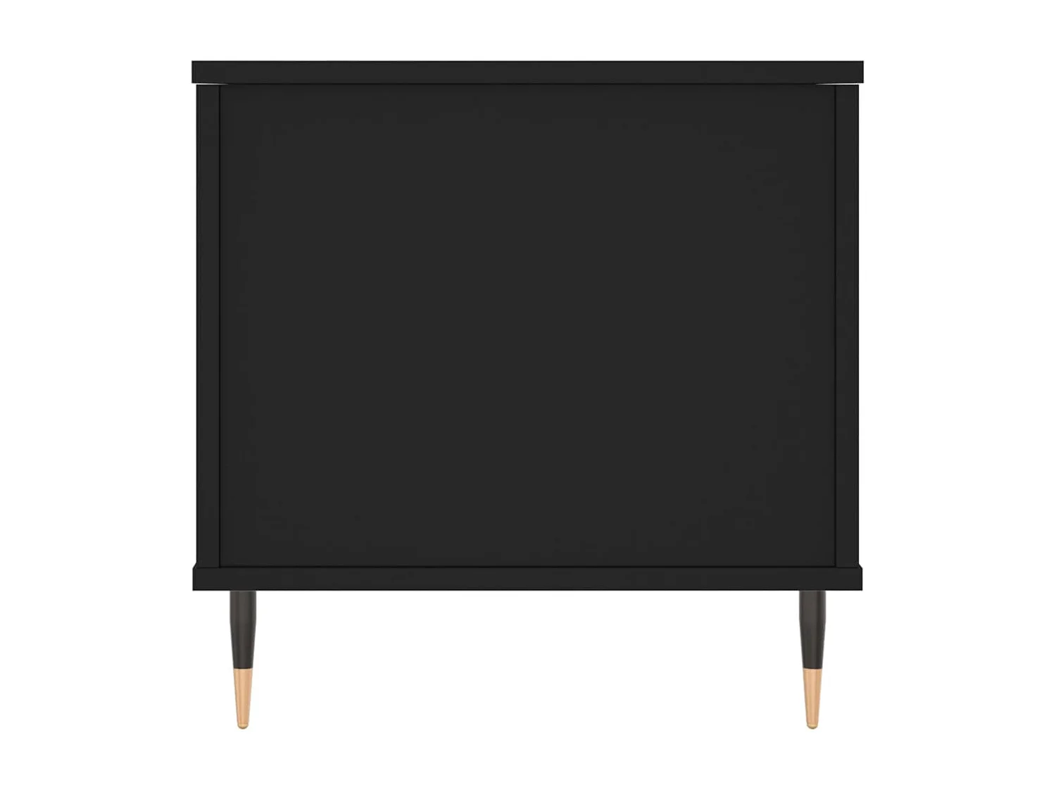 Salontafel 90x44,5x45 cm bewerkt hout zwart