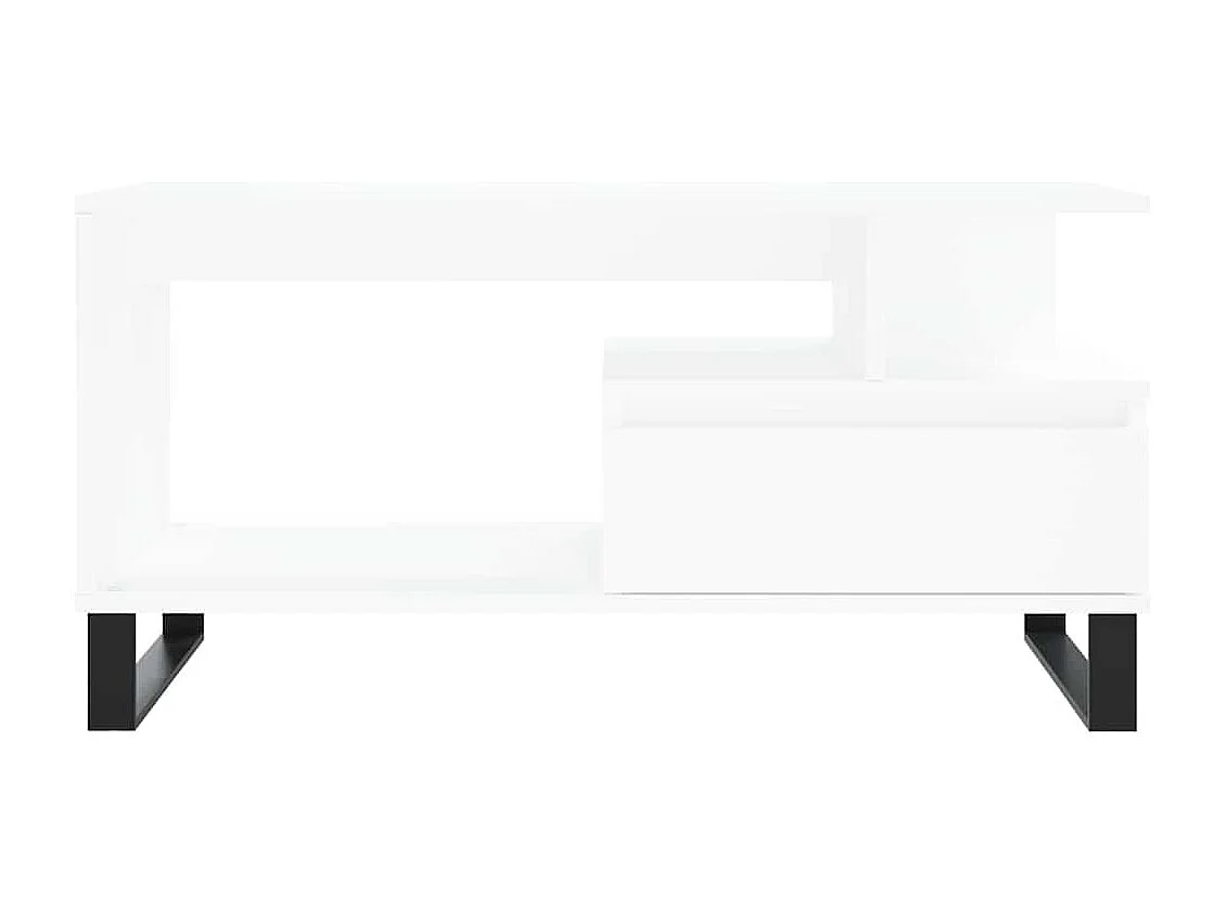 Mesa de centro 90x49x45 cm derivados de madeira branco