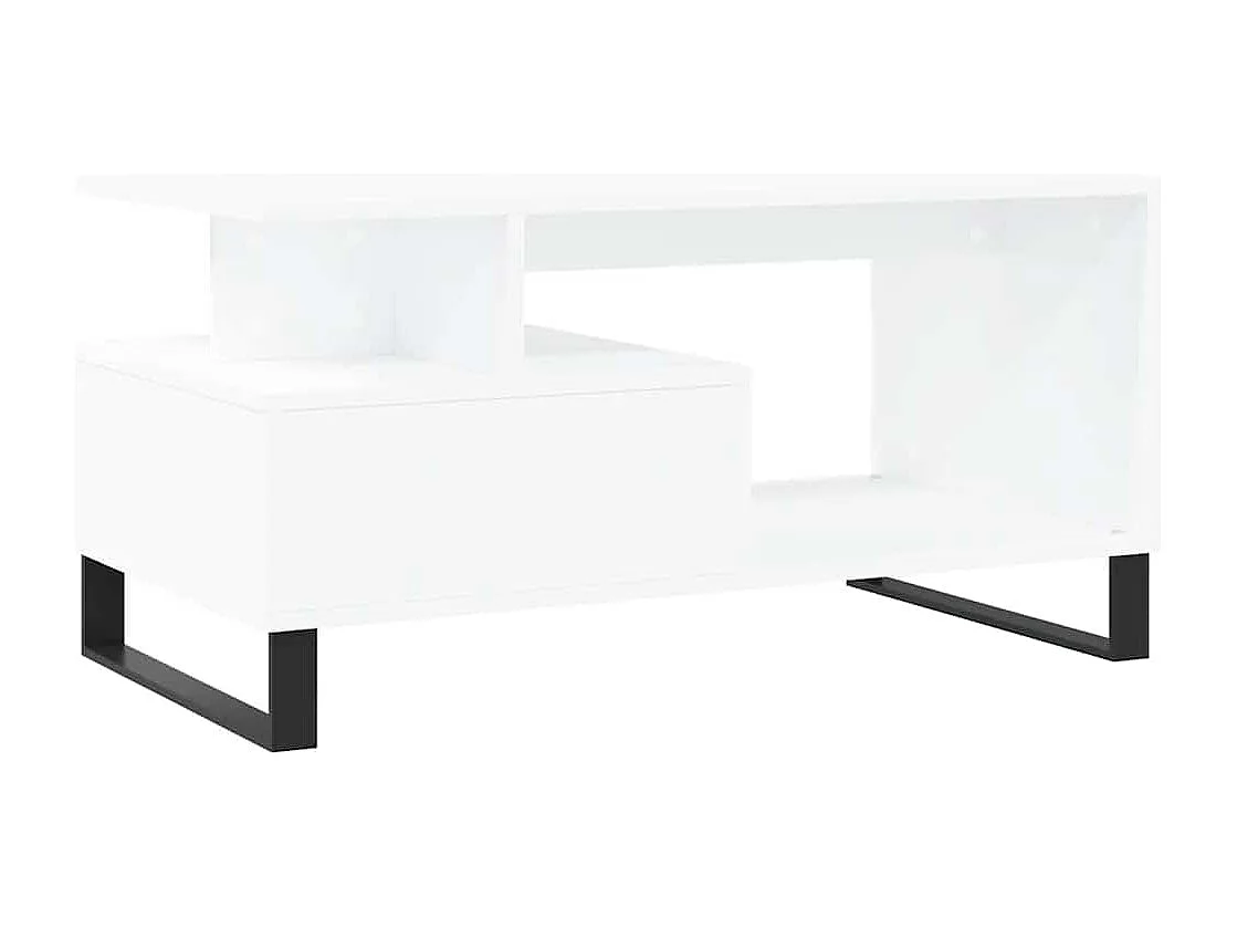 Mesa de centro 90x49x45 cm derivados de madeira branco