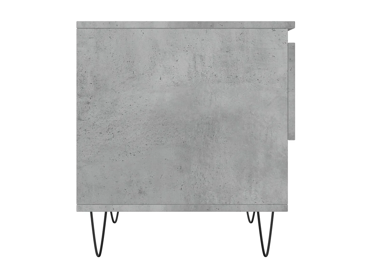 Mesa de centro madera de ingeniería gris hormigón 50x46x50 cm