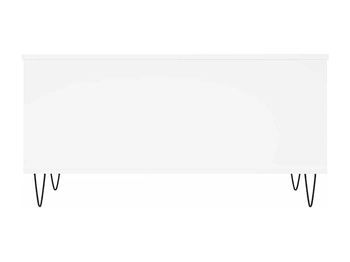 Couchtisch Weiß 90x44,5x45 cm Holzwerkstoff