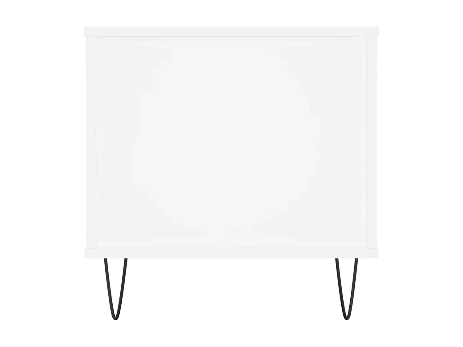 Salontafel 90x44,5x45 cm bewerkt hout wit