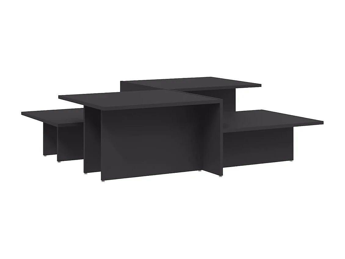 Couchtische 2 Stk. Grau Holzwerkstoff