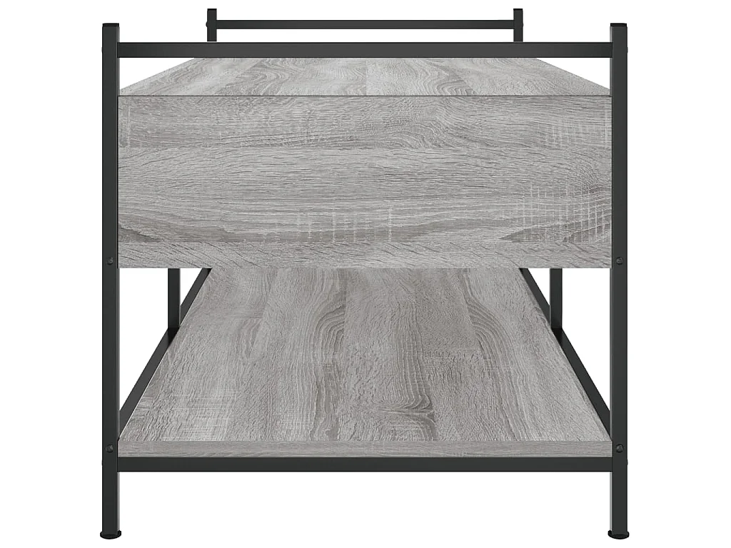 Couchtisch Grau Sonoma 99x50x50 cm Holzwerkstoff