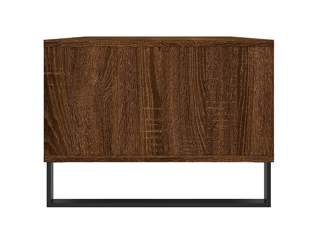 Couchtisch Braun Eichen-Optik 90x50x36,5 cm Holzwerkstoff